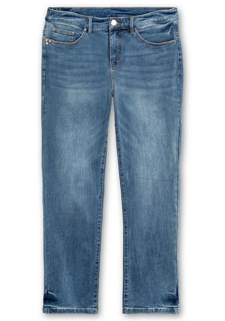 sheego Gerade Stretch-Jeans mit Bodyforming-Effekt - blue Denim sheego Limitierter Zeitrabatt