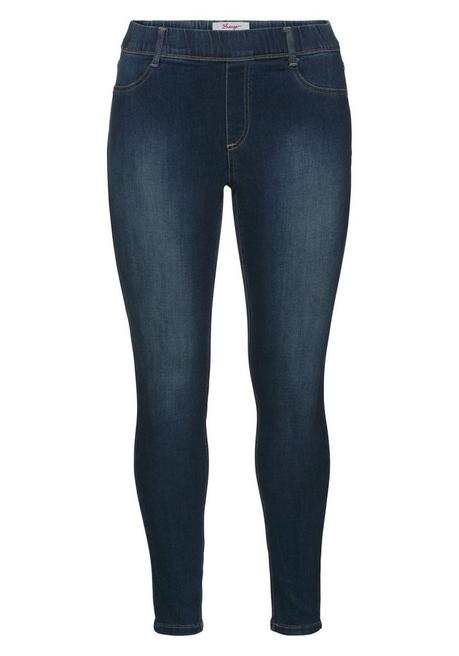 sheego Jeggings in Power-Stretch-Qualität, mit Schlupfbund - dark blue Denim sheego Günstig kaufen