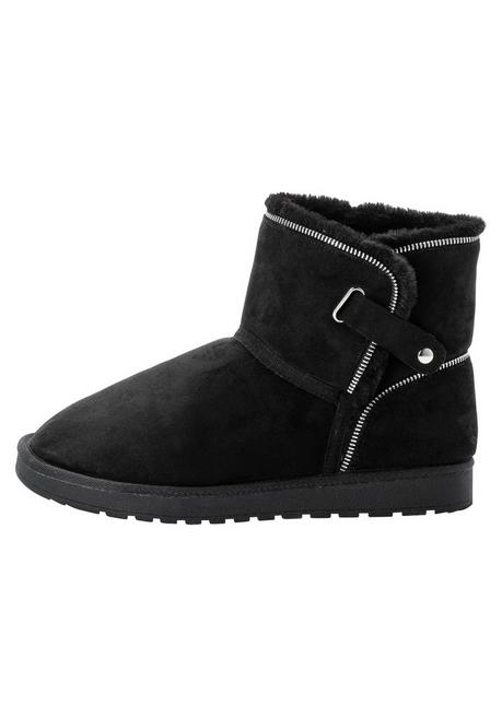 sheego Schlupfboots mit seitlichen Riegeln - schwarz sheego Rabatte dieses Monats