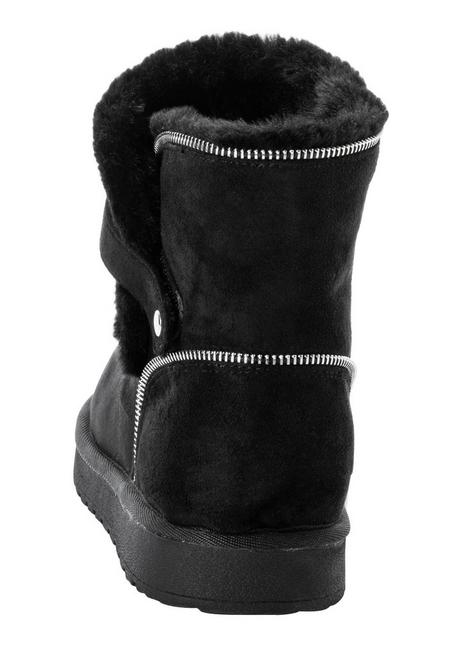sheego Schlupfboots mit seitlichen Riegeln - schwarz sheego Rabatte dieses Monats