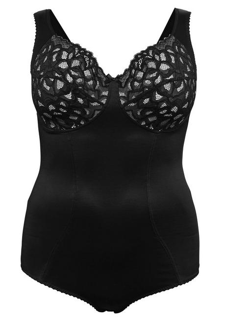 sheego Body ohne Bügel mit leichtem Shape-Effekt - schwarz sheego Vierteljährliche Förderung