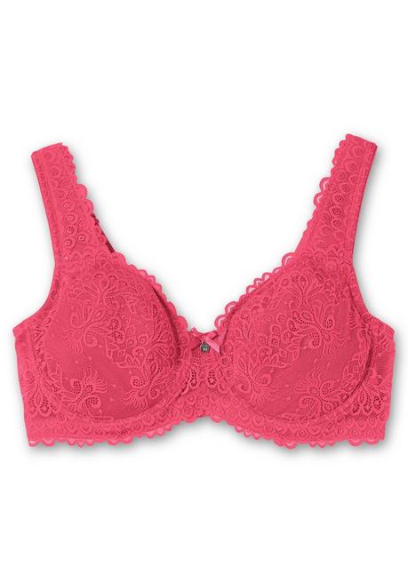 sheego Bügel-BH mit Stickerei-Spitze allover - orchidee sheego Discount Store für neue Produkte
