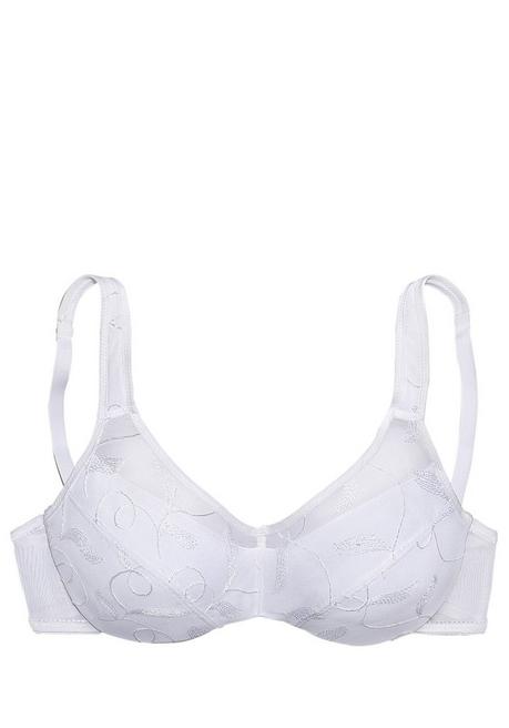 PETITE FLEUR Doppelpack Minimizer-BHs mit unterlegten Cups - schwarz+weiß sheego Verkauf