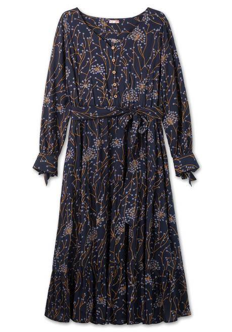 sheego by Joe Browns Maxikleid mit floralem Alloverdruck - nachtblau bedruckt sheego Exklusivangebot