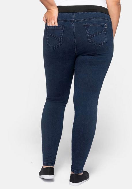 sheego Skinny Jeans mit »Ultimate Stretch«, wächst bis 3 Gr. mit - dark blue Denim sheego Cyber Monday