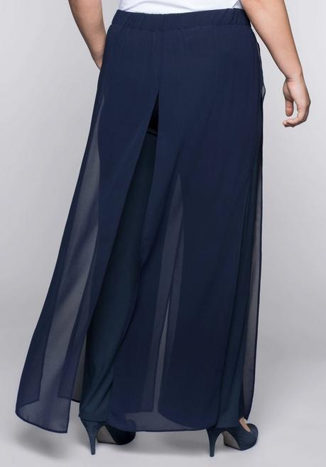 sheego Weite Hose im Lagenlook - marine sheego Jubiläumsangebot