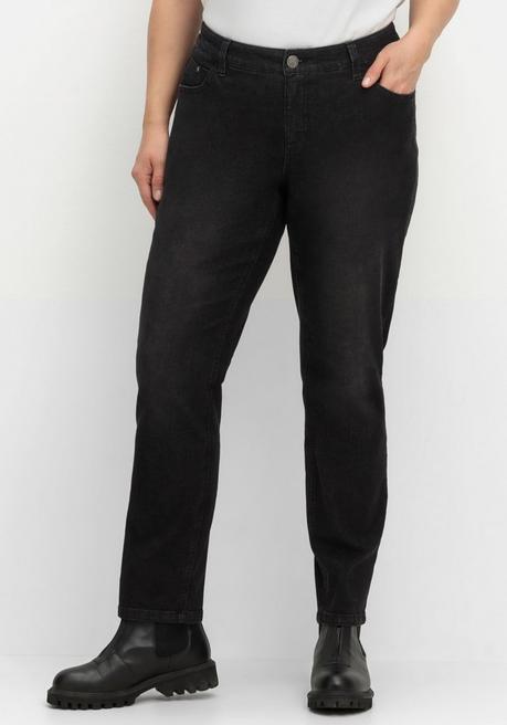 sheego Schmale Jeans in Curvy-Schnitt VERENA - black Denim sheego Blitzangebot