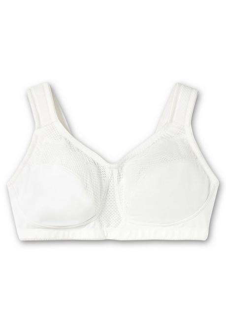 sheego Sport-BH aus COOLMAX®, mit Netzeinsätzen - weiß sheego Tägliche Deals