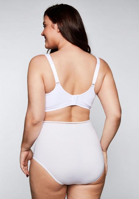 sheego Doppelpack BHs ohne Bügel - weiß sheego Bis zu 65% Rabatt