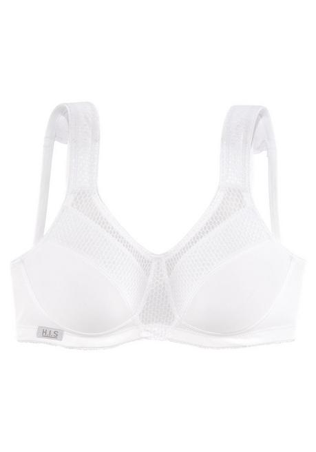 H.I.S EM LBG Sport-BH - weiß sheego 50% Rabatt mit kostenlosem Versand