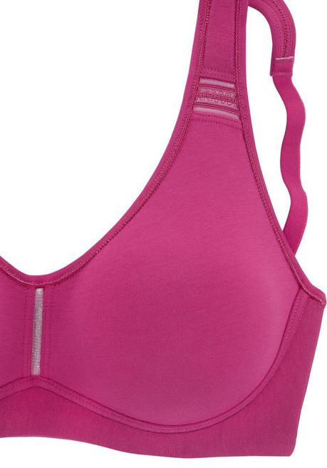 PETITE FLEUR Doppelpack T-Shirt-BHs - beere+weiß sheego Im Verkauf