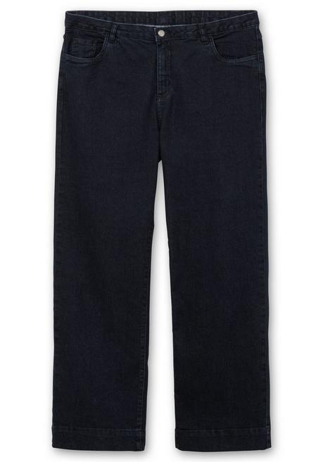 sheego Weite Jeans in Five-Pocket-Form - dark blue Denim sheego VIP-Rabatte