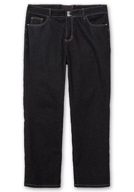sheego Bootcut-Jeans mit Push-up-Effekt - black Denim sheego Tiefpreis