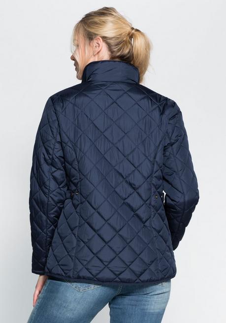 sheego Steppjacke mit hoch schließendem Stehkragen - marine sheego Kostenloser Versand international