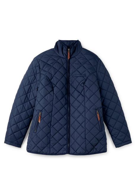 sheego Steppjacke mit hoch schließendem Stehkragen - marine sheego Kostenloser Versand international