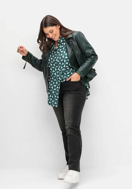 sheego Gerade Jeans in Curvy-Schnitt MANUELA - black Denim sheego Rabatte dieses Monats