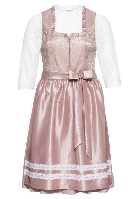 sheego Dirndl 3-teilig mit Schürze und Spitzenbluse - zartrosa sheego Angebote