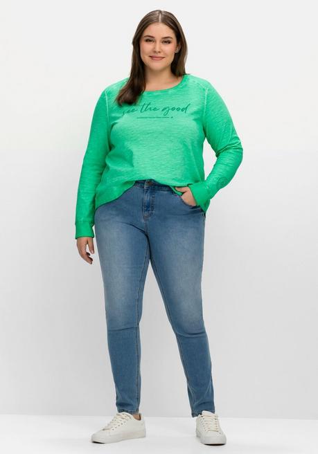 sheego Skinny Jeans in Curvy-Schnitt SUSANNE - blue Denim sheego Online Shopping