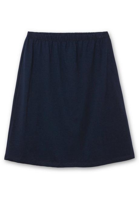 sheego Jerseyrock in leichter A-Linie, mit Schlupfbund - marine sheego Begrenztes Angebot