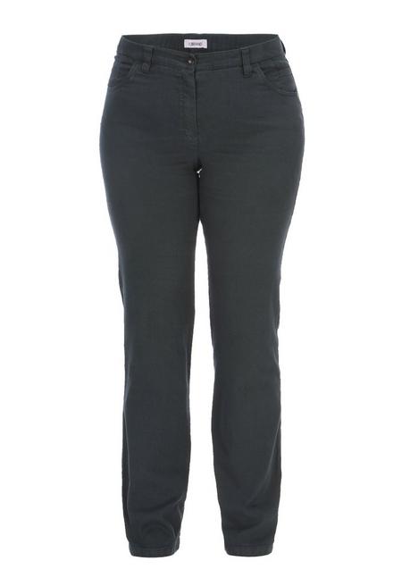 KjBRAND Jeans in Quer-Stretch-Qualität, mit Komfortbund - tannengrün sheego Räumungsverkauf