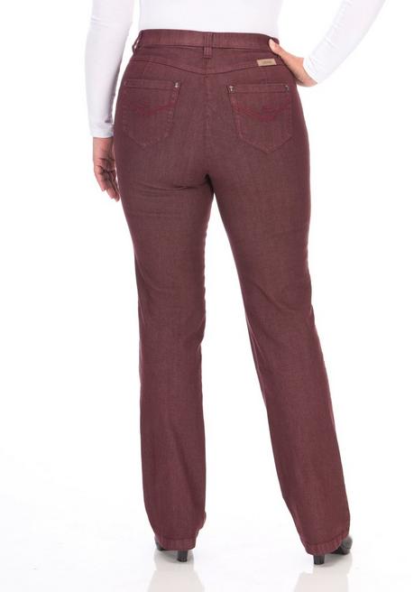 KjBRAND Jeans in Quer-Stretch-Qualität, mit Komfortbund - bordeaux sheego Kauf eins, bekomm eins gratis