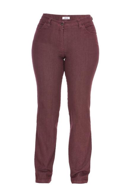 KjBRAND Jeans in Quer-Stretch-Qualität, mit Komfortbund - bordeaux sheego Kauf eins, bekomm eins gratis