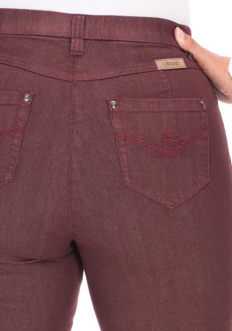 KjBRAND Jeans in Quer-Stretch-Qualität, mit Komfortbund - bordeaux sheego Kauf eins, bekomm eins gratis