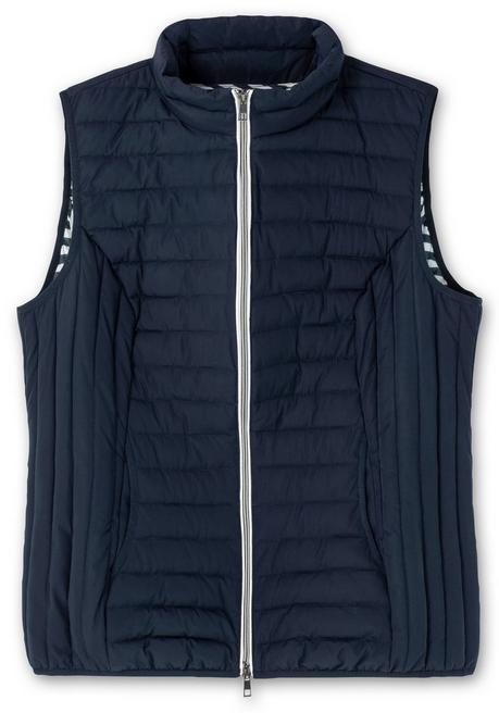 sheego Leicht wattierte Steppweste mit 2-Wege-Zipper - nachtblau sheego JETZT KAUFEN