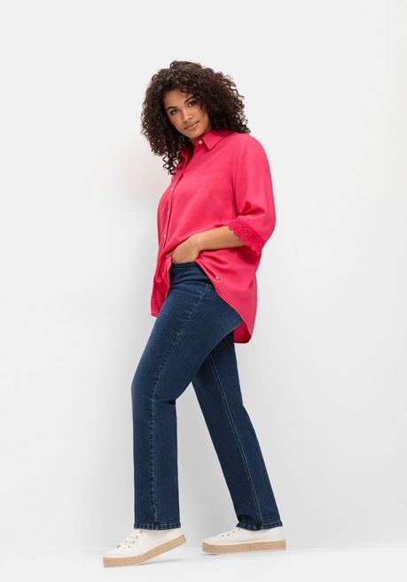 sheego Gerade Jeans mit TruTemp365® Fasern - dark blue Denim sheego Bis zu 65% Rabatt