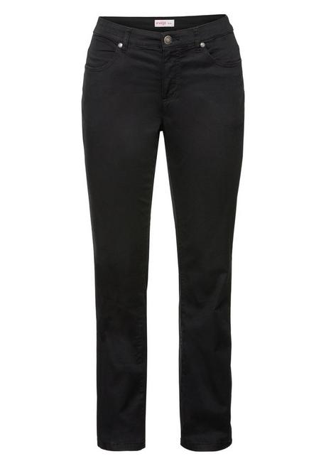 sheego Gerade Hose aus Baumwoll-Twill - schwarz sheego Nur für heute