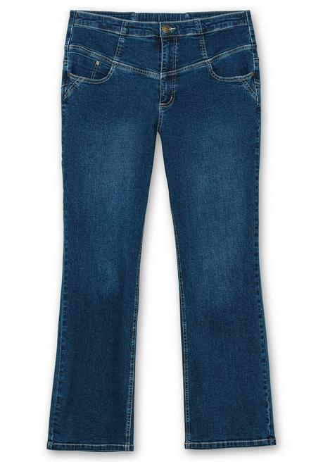 sheego Bootcut-Jeans mit hohem Bund, im Curvy-Schnitt ANNE - dark blue Denim sheego Sonderangebot der Fabrik