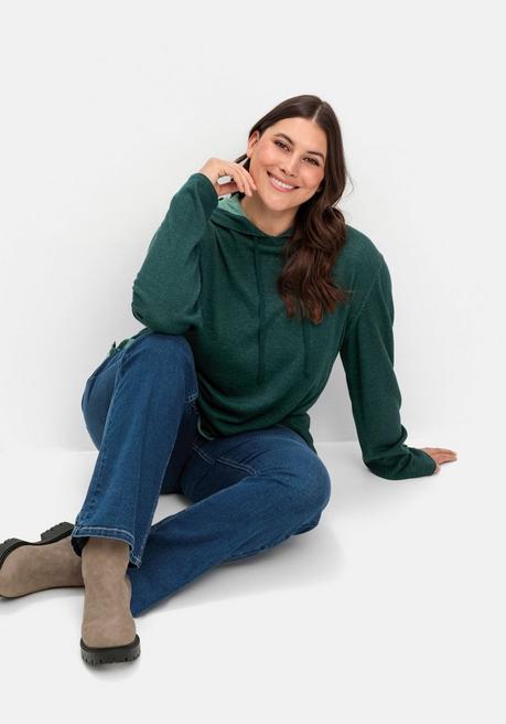 sheego Bootcut-Jeans mit hohem Bund, im Curvy-Schnitt ANNE - dark blue Denim sheego Sonderangebot der Fabrik
