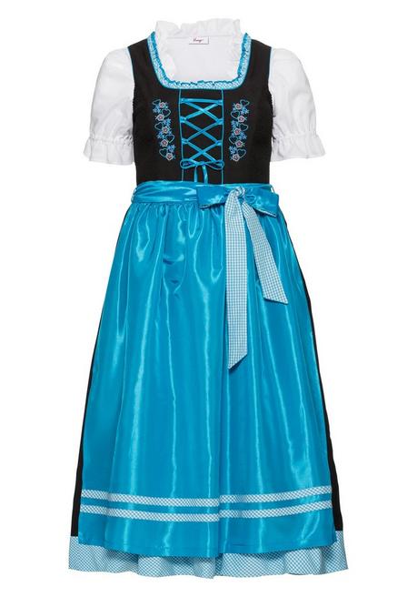 sheego Dirndl mit Schürze 2tlg. - schwarz-türkis sheego Discount Store für neue Produkte