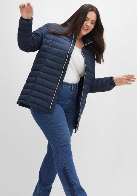 sheego Steppjacke mit Stehkragen und Teilungsnähten - nachtblau sheego Clearance-Verkauf