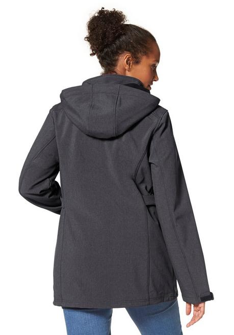 Polarino Softshelljacke - anthrazit meliert sheego Begrenzt auf 3 Tage