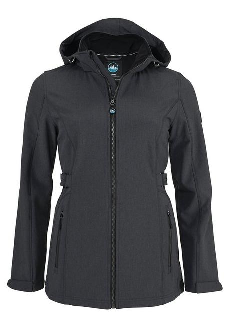 Polarino Softshelljacke - anthrazit meliert sheego Begrenzt auf 3 Tage