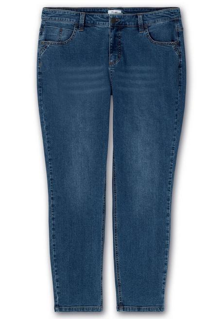 sheego Schmale Jeans in Curvy-Schnitt PIA, in 5-Pocket-Form - blue Denim sheego zollfrei