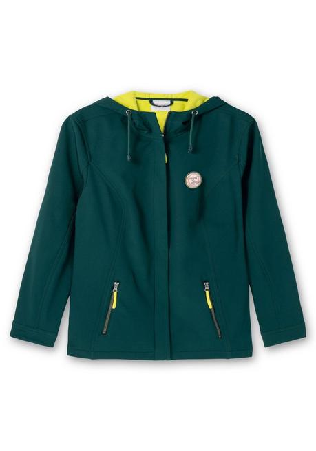 sheego Softshell-Jacke mit Fleece-Innenseite - tiefgrün sheego Outlet