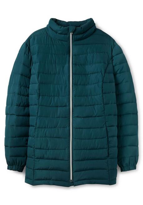 sheego Steppjacke mit Stehkragen und Teilungsnähten - tiefgrün sheego Günstiger Verkauf