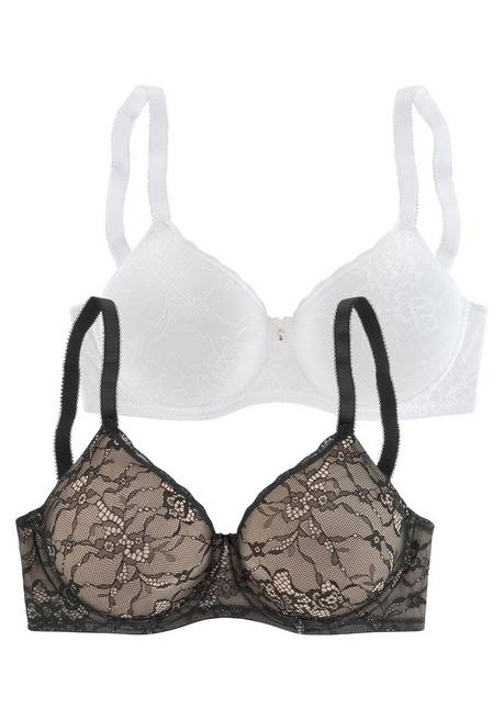 PETITE FLEUR Bügel-BH - schwarz+weiß sheego Großer Ausverkauf