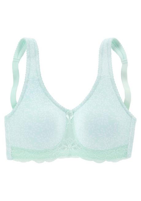 NUANCE Entlastungs-BH mit Jacquardspitze - mint-weiß sheego VIP-Rabatte