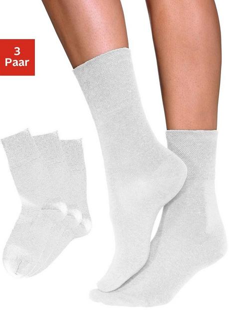 H.I.S EM LBG Socken - 3xweiß sheego Begrenzte Freigabe