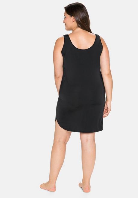 sheego Unterkleid mit gerundetem Saum, elastische Qualität - schwarz sheego Bis zu 50% Rabatt