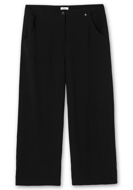 sheego Weite High-Waist-Hose im Curvy-Schnitt ELLA - schwarz sheego Black Friday Preise