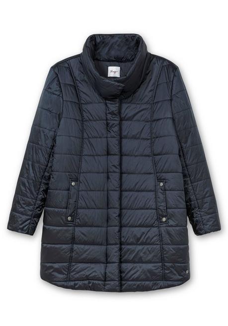 sheego Wasserabweisende Steppjacke mit hohem Stehkragen - tiefblau sheego Hotsell