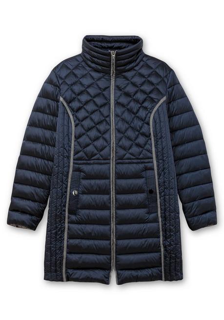 sheego Winterjacke im Steppmix, mit feinem Schimmer - marine sheego Versandkostenfrei