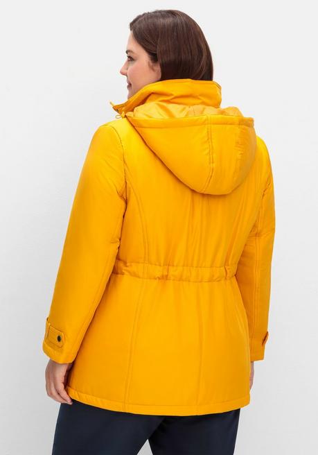 sheego Steppjacke mit Tunnelzug in der Taille - ocker sheego Flash Sale