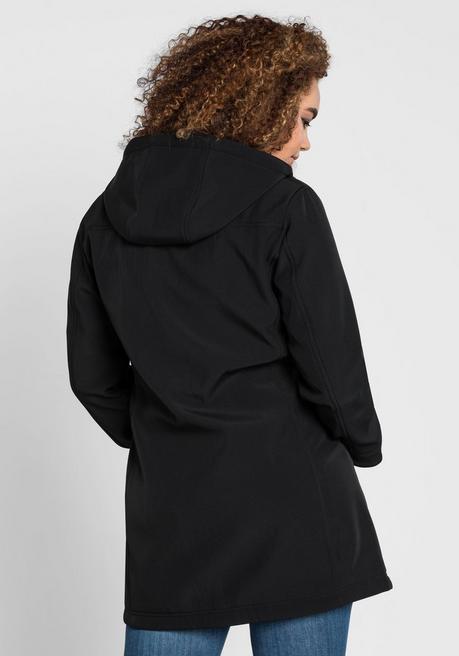 sheego Long-Softshelljacke - schwarz sheego Muttertagsangebot