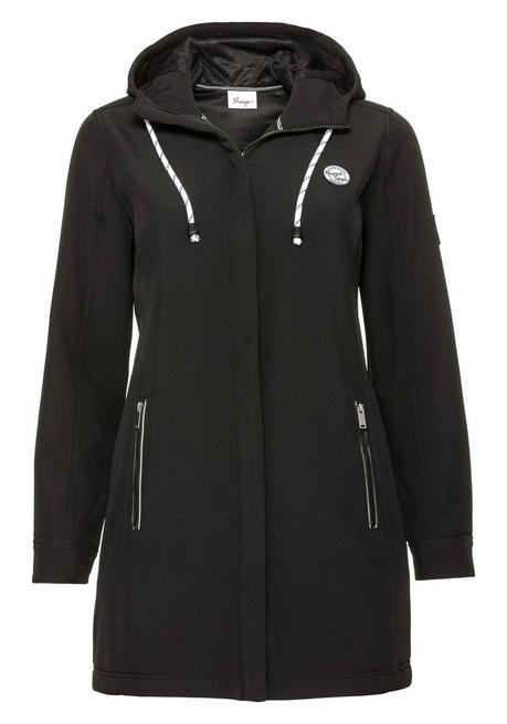 sheego Long-Softshelljacke - schwarz sheego Muttertagsangebot