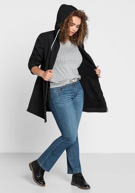 sheego Long-Softshelljacke - schwarz sheego Muttertagsangebot